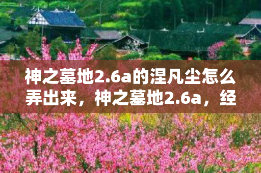 神之墓地2.6a的涅凡尘怎么弄出来，神之墓地2.6a，经典再现，传奇续写