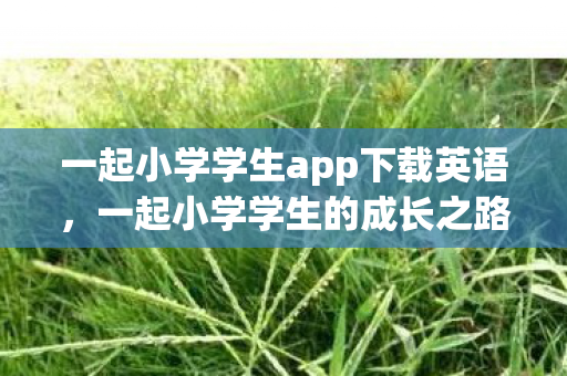 一起小学学生app下载英语，一起小学学生的成长之路