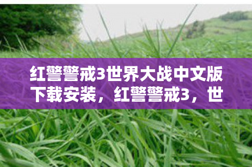 红警警戒3世界大战中文版下载安装，红警警戒3，世界大战中文版下载与体验