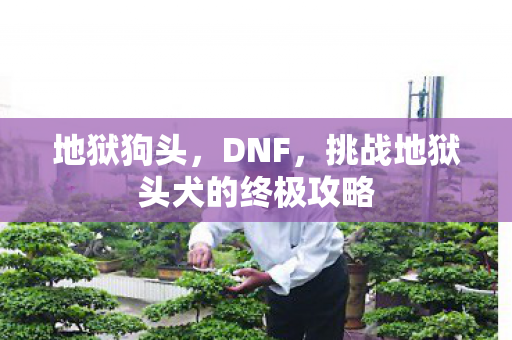 地狱狗头，DNF，挑战地狱头犬的终极攻略