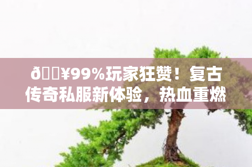 🔥99%玩家狂赞!复古传奇私服新体验,热血重燃不设限! 🔥99%玩家狂赞!复古传奇私服新体验,热血重燃不设限!