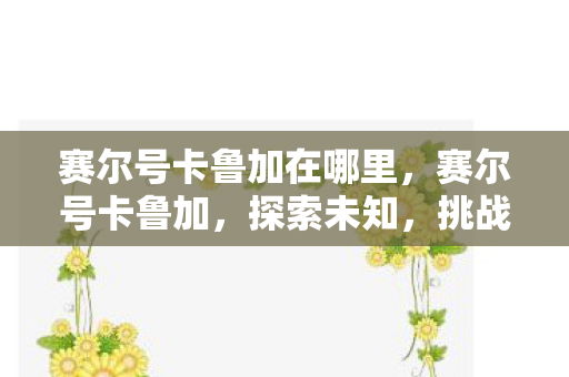 赛尔号卡鲁加在哪里，赛尔号卡鲁加，探索未知，挑战极限