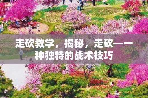 走砍教学，揭秘，走砍—一种独特的战术技巧