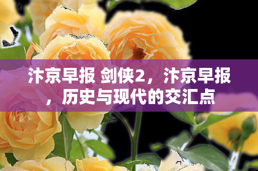 汴京早报 剑侠2,汴京早报,历史与现代的交汇点 汴京早报 剑侠2,汴京早报,历史与现代的交汇点