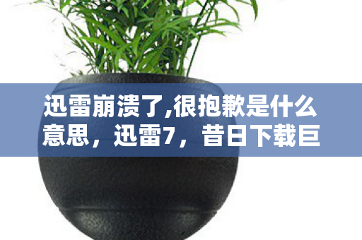 昔日下载巨头的陨落与反思图片