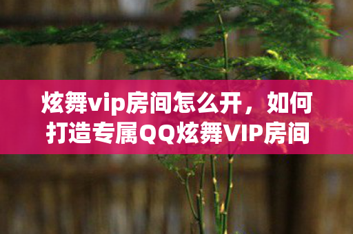炫舞vip房间怎么开，如何打造专属QQ炫舞VIP房间