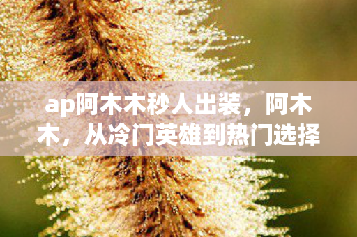 从冷门英雄到热门选择的崛起之路图片