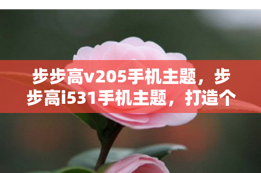 步步高v205手机主题，步步高i531手机主题，打造个性化视觉盛宴