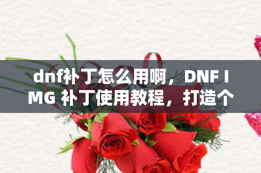DNF IMG 补丁使用教程图片