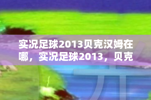 实况足球2013贝克汉姆在哪图片