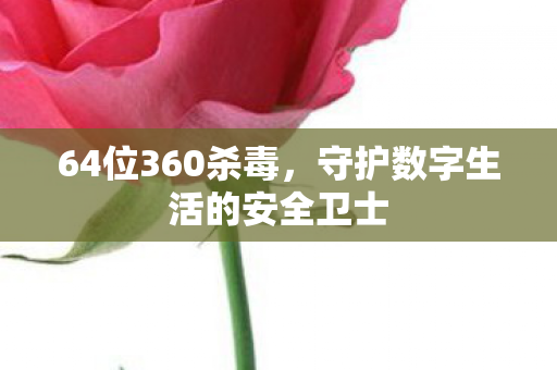 守护数字生活的安全卫士图片