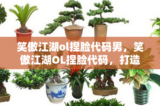 笑傲江湖ol捏脸代码男图片