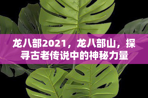 龙八部2021，龙八部山，探寻古老传说中的神秘力量