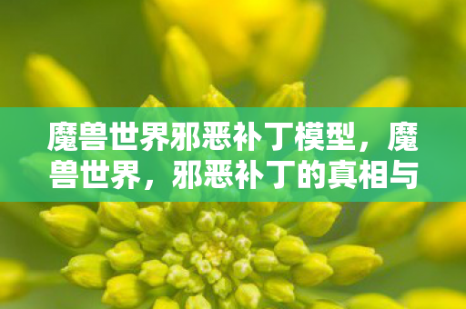 魔兽世界邪恶补丁模型,魔兽世界,邪恶补丁的真相与影响 魔兽世界邪恶补丁模型,魔兽世界,邪恶补丁的真相与影响