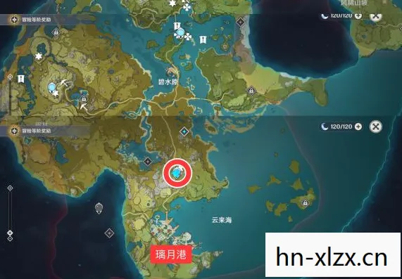 原神璃月港在哪里地图