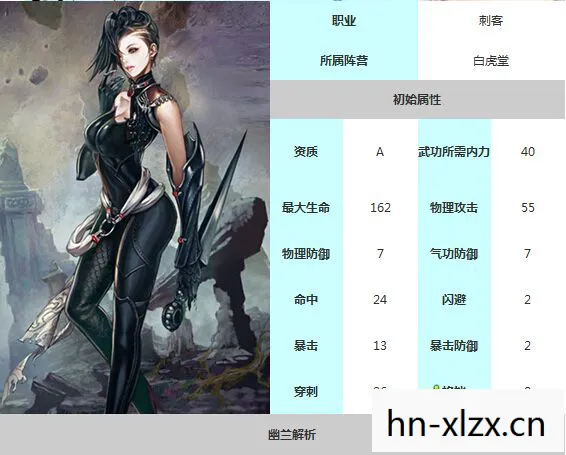 刺客的隐秘艺术,解析剑灵中的刺客角色 刺客的隐秘艺术,解析剑灵中的刺客角色