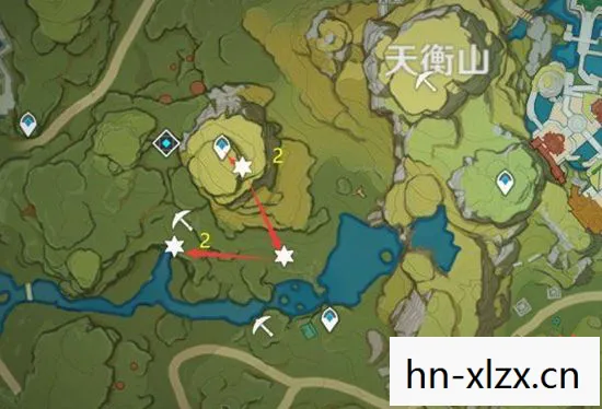 石珀采集路线图 最新地图，石珀采集路线，探索提瓦特大陆的宝石之旅