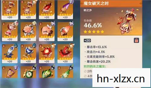 胡桃圣遗物搭配推荐，胡桃圣遗物搭配指南，打造最强火系角色