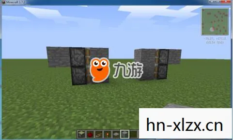 我的世界自动感应门怎么做图片