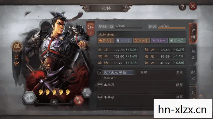 三国志战略版武将属性排行图片