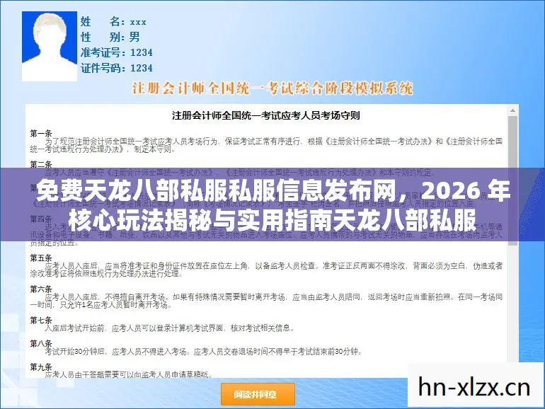 2026 年核心玩法揭秘与实用指南天龙八部私服图片