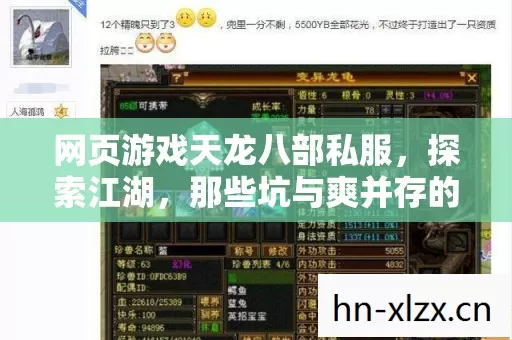 网页游戏天龙八部私服图片