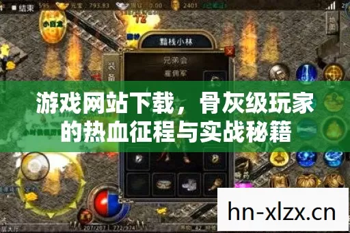 骨灰级玩家的热血征程与实战秘籍图片