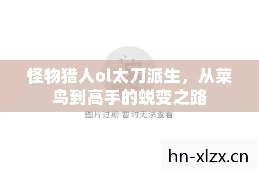 怪物猎人ol太刀派生,从菜鸟到高手的蜕变之路 怪物猎人ol太刀派生,从菜鸟到高手的蜕变之路