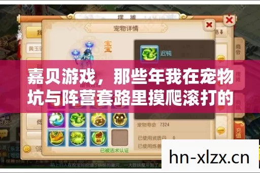 嘉贝游戏,那些年我在宠物坑与阵营套路里摸爬滚打的血泪史 嘉贝游戏,那些年我在宠物坑与阵营套路里摸爬滚打的血泪史