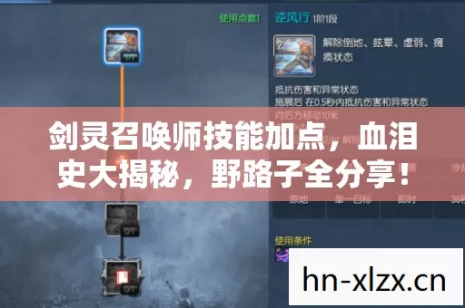 剑灵召唤师技能加点图片
