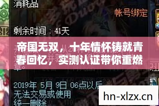 十年情怀铸就青春回忆图片
