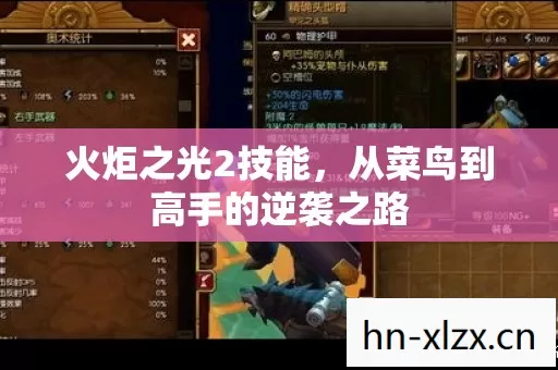 火炬之光2技能,从菜鸟到高手的逆袭之路 火炬之光2技能,从菜鸟到高手的逆袭之路
