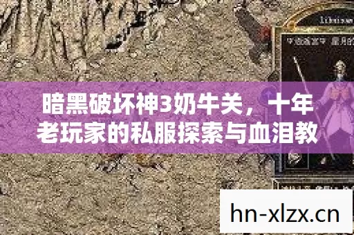 暗黑破坏神3奶牛关,十年老玩家的私服探索与血泪教训 暗黑破坏神3奶牛关,十年老玩家的私服探索与血泪教训