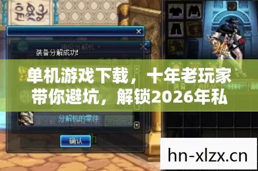 单机游戏下载,十年老玩家带你避坑,解锁2026年私服圈新玩法 单机游戏下载,十年老玩家带你避坑,解锁2026年私服圈新玩法
