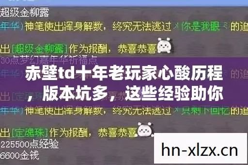 赤壁td十年老玩家心酸历程图片
