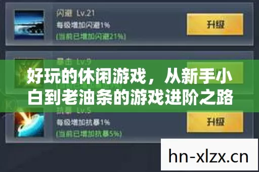 好玩的休闲游戏,从新手小白到老油条的游戏进阶之路 好玩的休闲游戏,从新手小白到老油条的游戏进阶之路