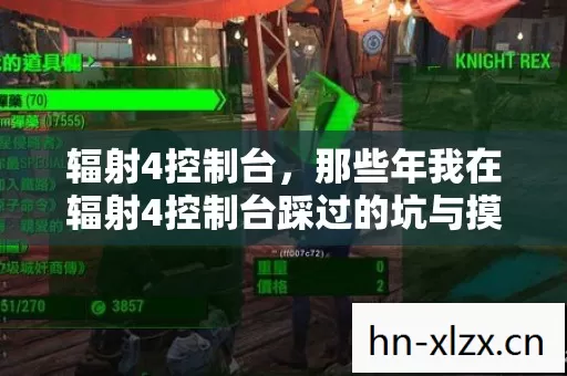 那些年我在辐射4控制台踩过的坑与摸出的野路子图片