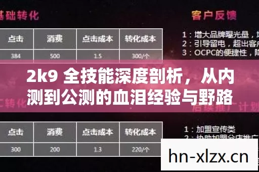 从内测到公测的血泪经验与野路子分享图片