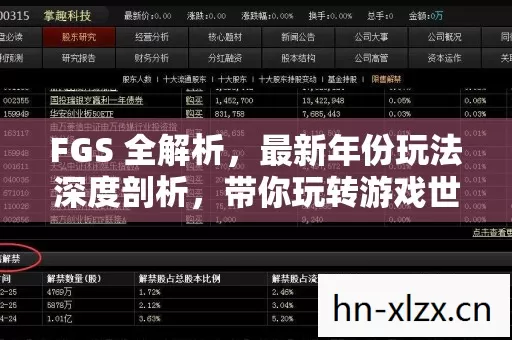 FGS 全解析,最新年份玩法深度剖析,带你玩转游戏世界 FGS 全解析,最新年份玩法深度剖析,带你玩转游戏世界