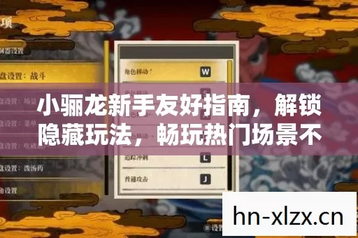 小骊龙新手友好指南图片