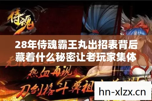 28年侍魂霸王丸出招表背后藏着什么秘密让老玩家集体泪崩 28年侍魂霸王丸出招表背后藏着什么秘密让老玩家集体泪崩