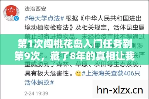 第1次闯桃花岛入门任务到第9次,藏了8年的真相让我头皮发麻 第1次闯桃花岛入门任务到第9次,藏了8年的真相让我头皮发麻
