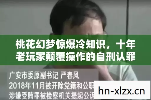 桃花幻梦惊爆冷知识，十年老玩家颠覆操作的自刑认罪书令人目瞪口呆