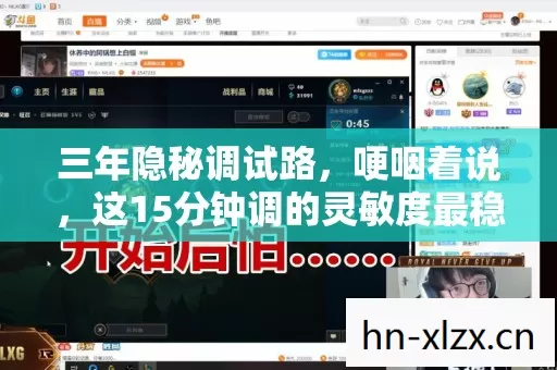 三年隐秘调试路,哽咽着说,这15分钟调的灵敏度最稳 三年隐秘调试路,哽咽着说,这15分钟调的灵敏度最稳