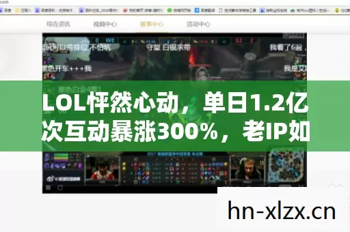 LOL怦然心动,单日1.2亿次互动暴涨300%,老IP如何用情感经济撬动Z世代钱包? LOL怦然心动,单日1.2亿次互动暴涨300%,老IP如何用情感经济撬动Z世代钱包?