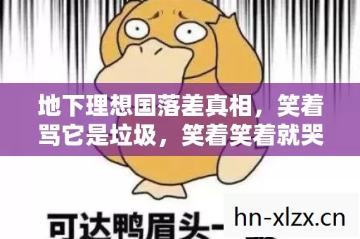 地下理想国落差真相，笑着骂它是垃圾，笑着笑着就哭了