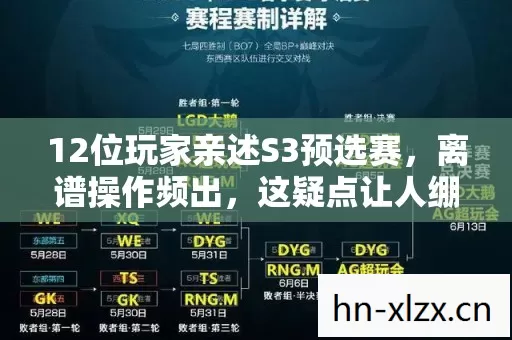 12位玩家亲述S3预选赛,离谱操作频出,这疑点让人绷不住! 12位玩家亲述S3预选赛,离谱操作频出,这疑点让人绷不住!
