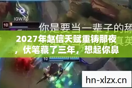 2027年赵信天赋重铸那夜,伏笔藏了三年,想起你鼻子一酸 2027年赵信天赋重铸那夜,伏笔藏了三年,想起你鼻子一酸