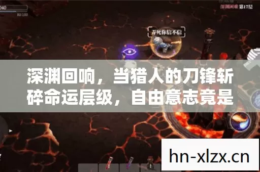 深渊回响，当猎人的刀锋斩碎命运层级，自由意志竟是悖论的祭品？