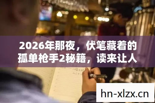 伏笔藏着的孤单枪手2秘籍图片